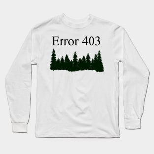 Forbidden Forest Long Sleeve T-Shirt